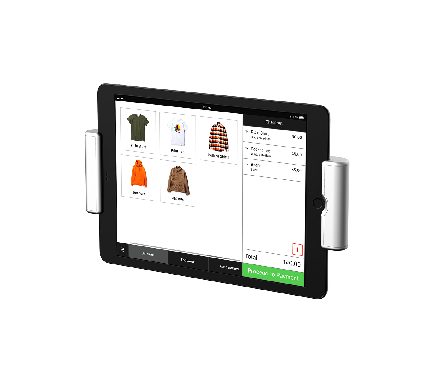 Powered iPad Wall Mount