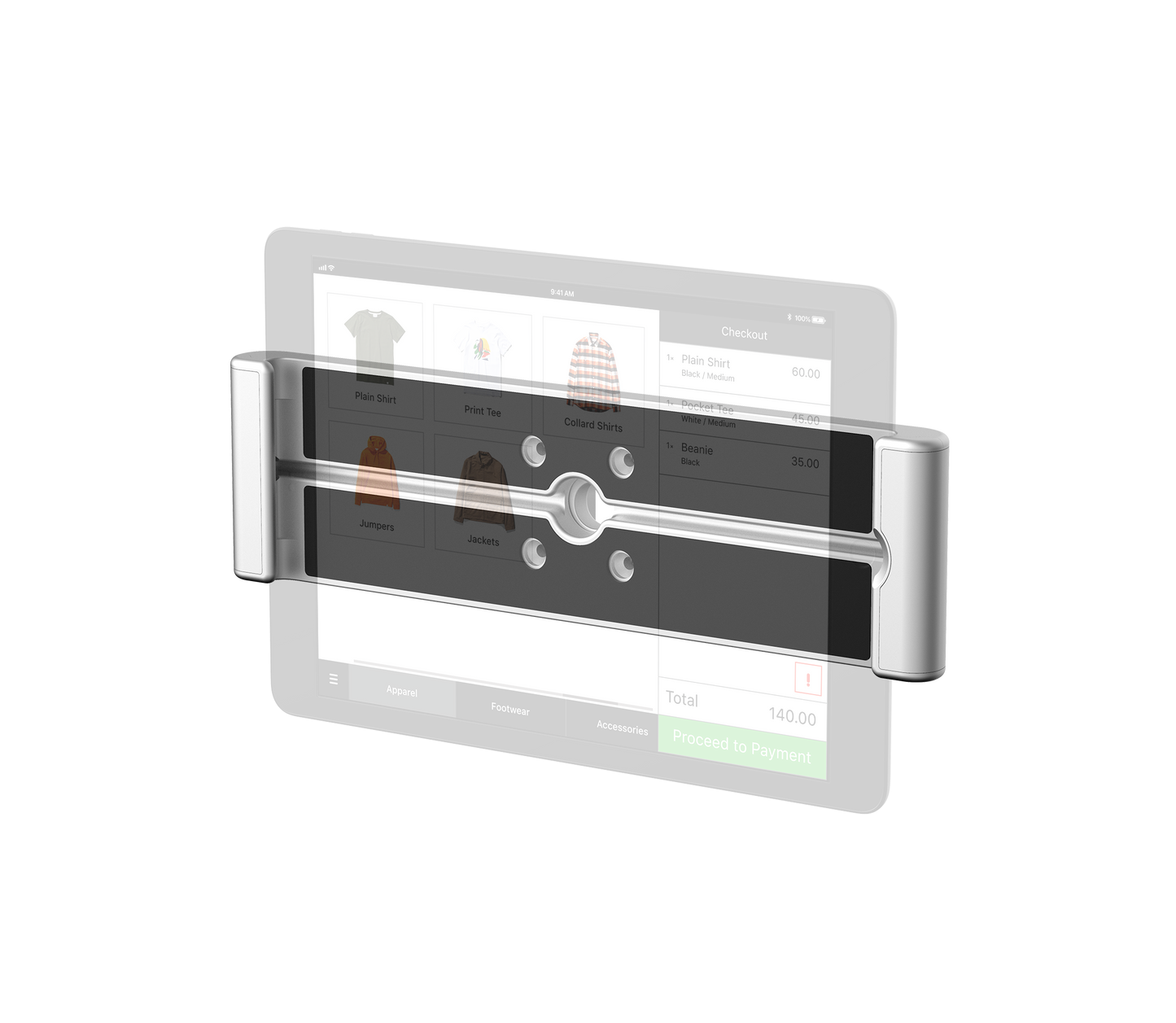 Powered iPad Wall Mount